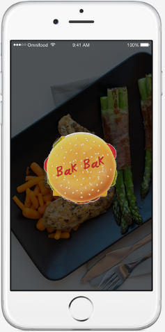 bak bak over burger app on iphone